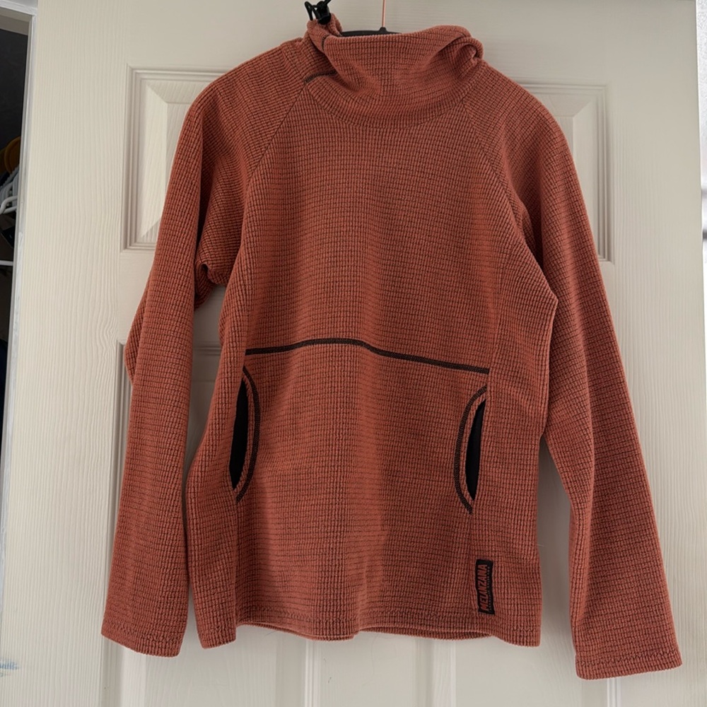 Women’s Melanzana Micro Grid Hoodie- SMALL